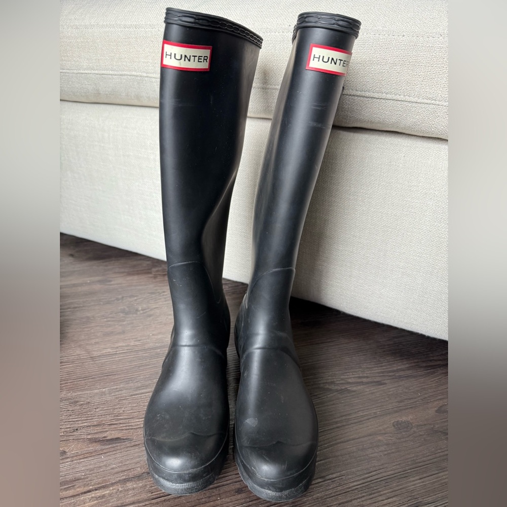 Hunter Classic Black Tall Boots